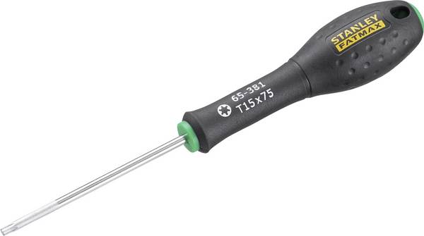 STANLEY   TX šroubovák Velikost šroubováku TX 15 Délka dříku: 75 mm  1 ks