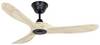 CasaFan ECO GENUINO 122 MS-NT stropní ventilátor 11.3 W (Ø x v) 1220 mm x 280 mm černá (matná) s dálkovým ovládáním, vhodný i pro zimní provoz