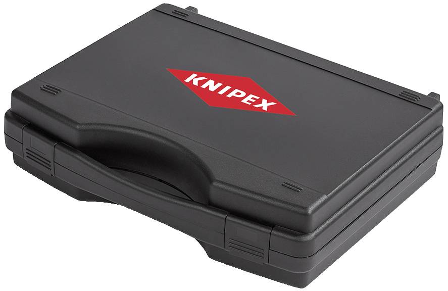 Černý kufřík s červeným logem 'Knipex' na víku.