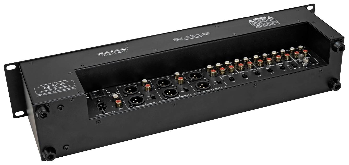 Zvukový patch panel s několika XLR a jack konektory, vhodný pro propojení a správu audiovybavení ve studiu.