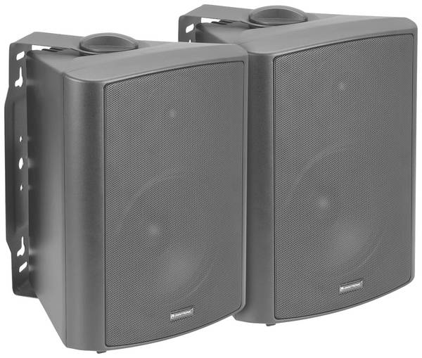 Omnitronic ALP-6A black sada aktivních PA reproduktorů 17 cm 6.5 palec 45 W 2 ks