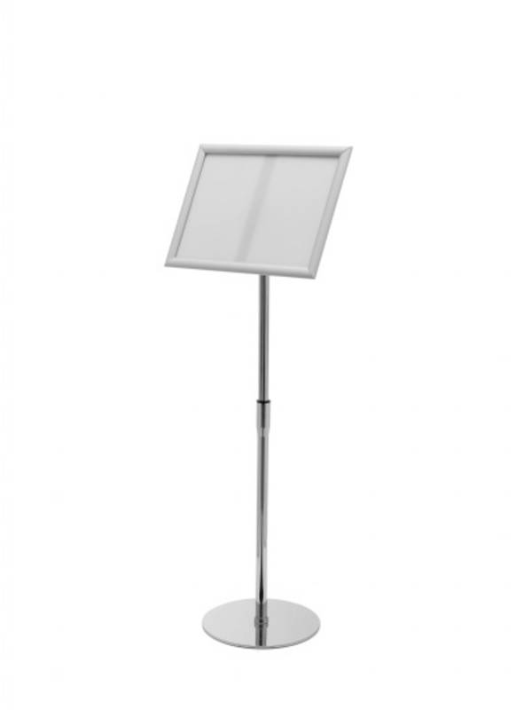 Deflecto  SFA3SFS Informační stojan s hliníkovým sklopným rámem stříbrná DIN A3  1 ks (d x š x v) 720 x 330 x 1285 mm