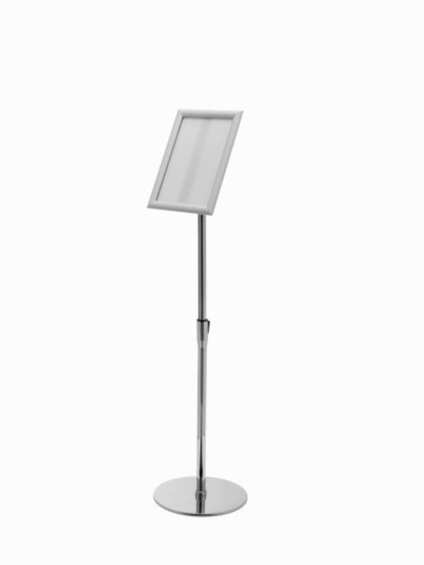 Deflecto  SFA4SFS Informační stojan s hliníkovým sklopným rámem stříbrná DIN A4  1 ks (d x š x v) 780 x 330 x 1210 mm