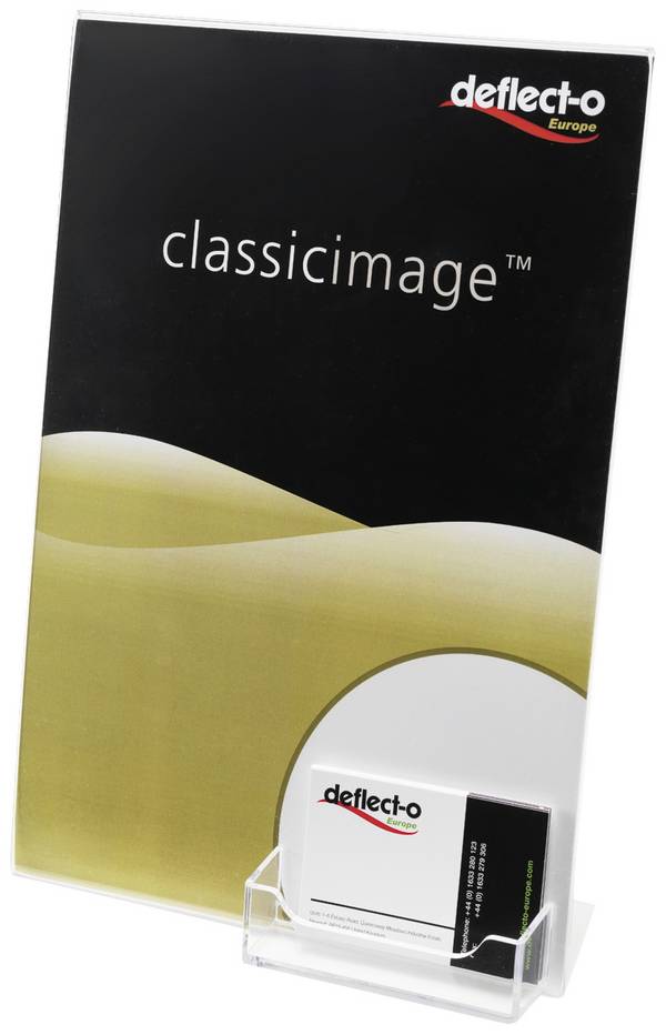 Deflecto  770301 držák prospektů   DIN A4 na výšku   1 ks (š x v x h) 220 x 305 x 95 mm