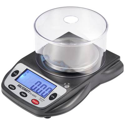 VOLTCRAFT PS-600C přesná váha Max. váživost 600 g Rozlišení 0.01 g na baterii černá