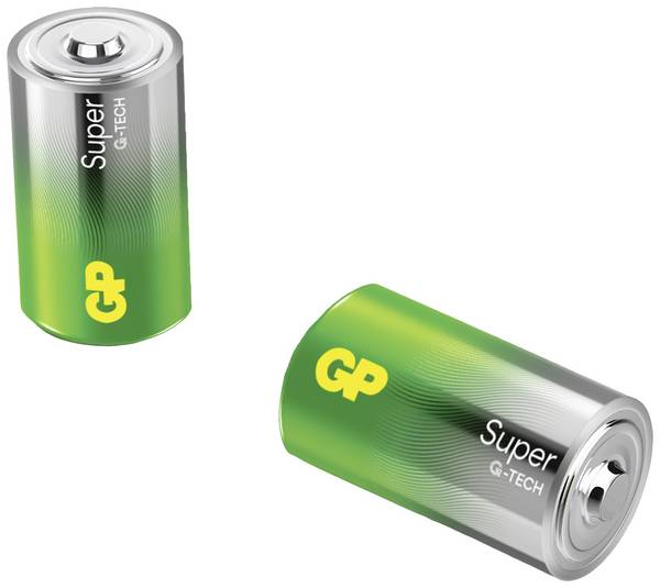 GP Super baterie velké mono D alkalicko-manganová  1.5 V 2 ks