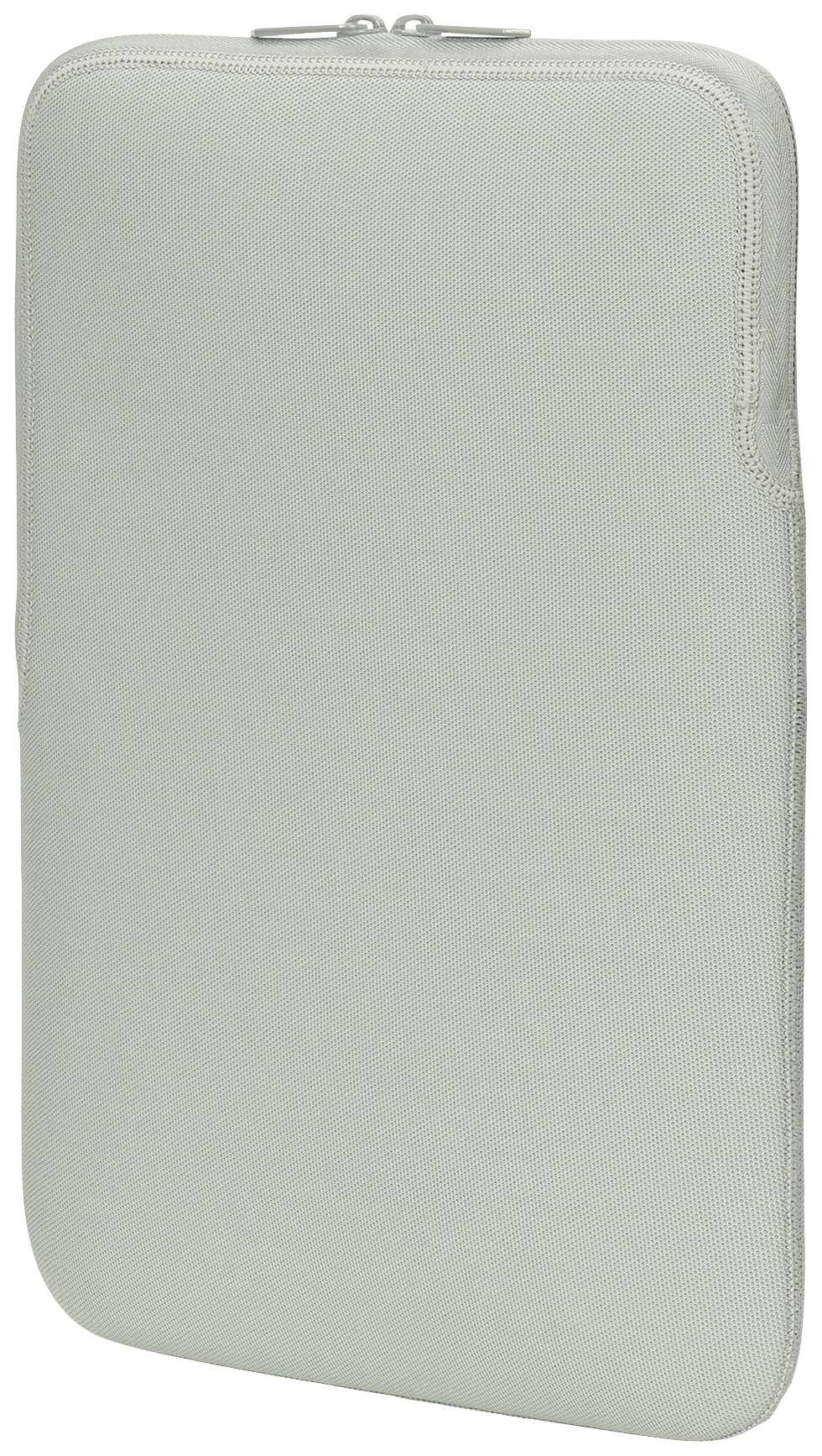 Šedé pouzdro na notebook se zipem, jednoduché a ochranné pouzdro pro přenosné počítače.