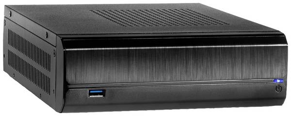 Inter-Tech JX-500 mini tower PC skříň  černá s větracími drážkami