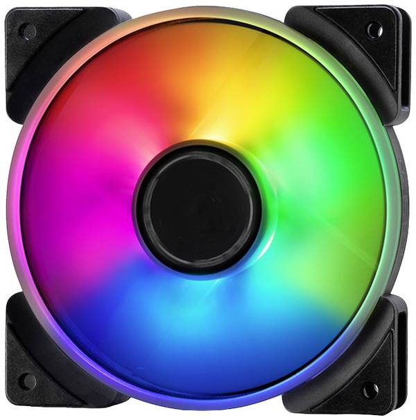Fractal Design Prisma AL-12 PWM PC větrák s krytem černá, bílá (š x v x h) 120 x 120 x 25 mm