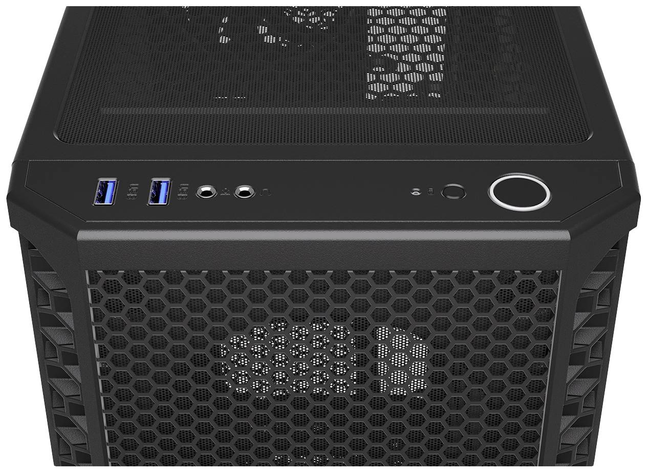 endorfy Signum 300 Solid midi tower PC skříň černá 1 předinstalovaný ventilátor, prachový filtr-11