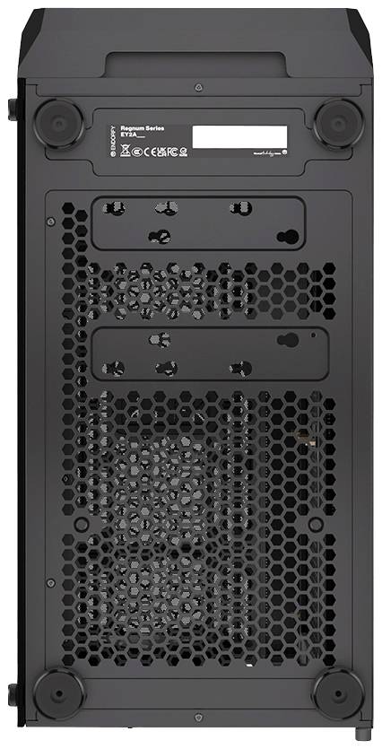 endorfy Regnum 400 ARGB midi tower PC skříň černá 4 předinstalované LED ventilátory, boční okno, prachový filtr-11
