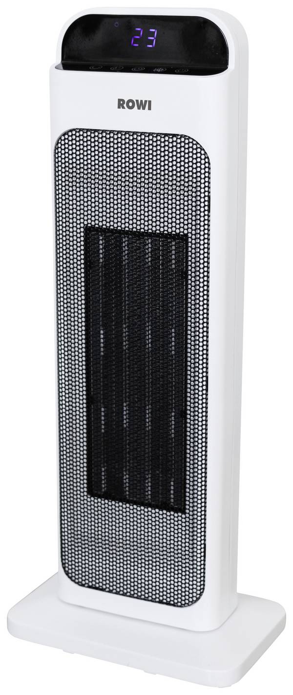 ROWI 1 03 03 0356 keramický topný ventilátor HKT 2000/2/4 ODF  60 m³ bílá, černá