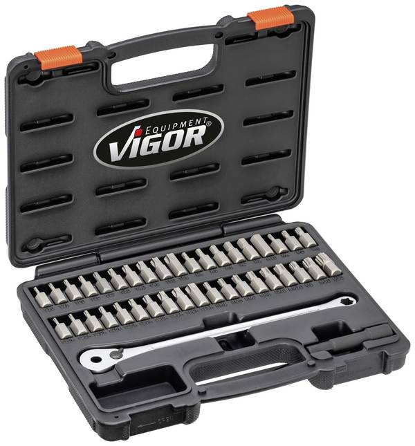 Vigor  V7784 bitová ráčna Šestihran 250 mm