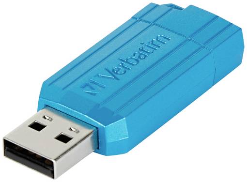 Verbatim USB DRIVE 2.0 PINSTRIPE USB flash disk  64 GB modrá 49961 USB 2.0