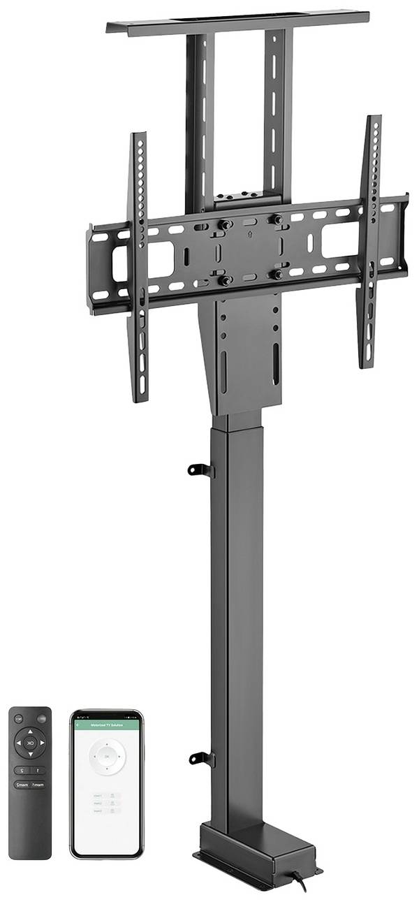 My Wall HP63-2L Výsuvný držák televizoru 94,0 cm (37") - 165,1 cm (65") nastavitelná výška, motorizovaný, s pohonem, stojan, ovládaný aplikací s dálkovým ovladačem