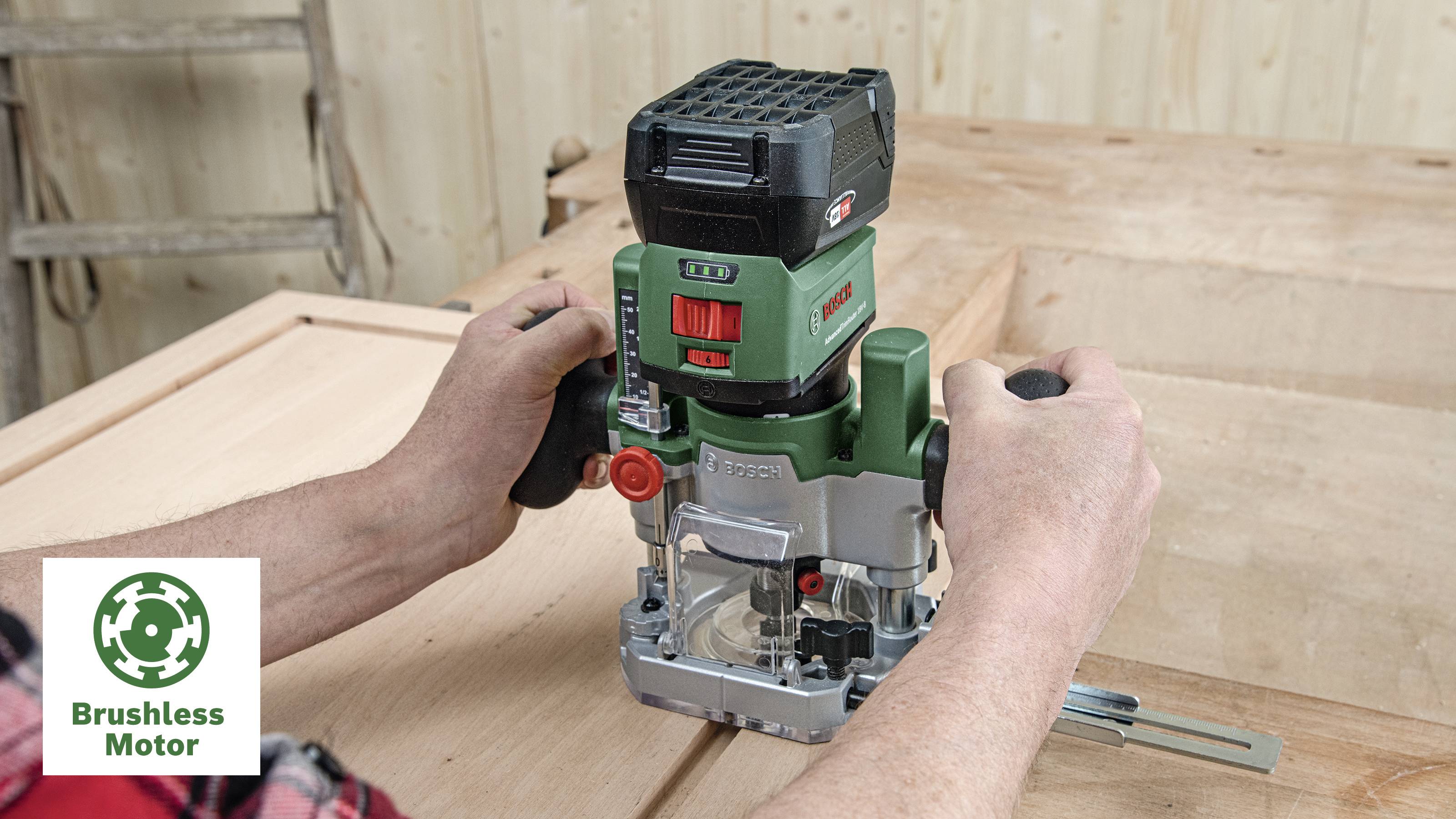 Bosch Home and Garden AdvancedTrimRouter Plunge Base Upichovací jednotka pro horní frézu, 1600A02RD7-1