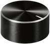 TRU COMPONENTS TC-11613832 otočný knoflík s označením černá (Ø x v) 20 mm x 10 mm hliník, plast 1 ks