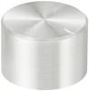 TRU COMPONENTS TC-11613836 otočný knoflík s označením stříbrná (Ø x v) 20 mm x 13 mm hliník, plast 1 ks