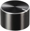 TRU COMPONENTS TC-11613840 otočný knoflík s označením černá (Ø x v) 20 mm x 13 mm hliník, plast 1 ks