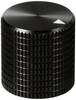 TRU COMPONENTS TC-11613844 otočný knoflík s označením černá (Ø x v) 17 mm x 17 mm hliník 1 ks