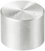 TRU COMPONENTS TC-11613868 otočný knoflík s označením stříbrná (Ø x v) 17 mm x 13 mm hliník, plast 1 ks