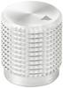 TRU COMPONENTS TC-11613880 otočný knoflík s označením stříbrná (Ø x v) 14 mm x 16 mm hliník 1 ks