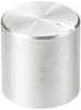 TRU COMPONENTS TC-11613912 otočný knoflík s označením stříbrná (Ø x v) 13 mm x 13 mm hliník, plast 1 ks