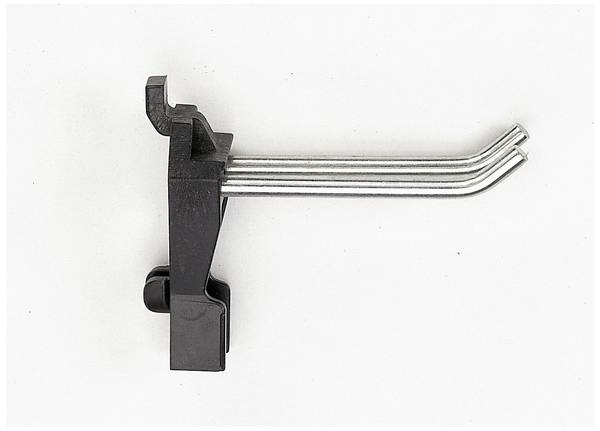 raaco 110747 Hák na nástroje Clip 2-60 mm, dvojitý hák (d x š x v) 27 x 79 x 60 mm 3 ks