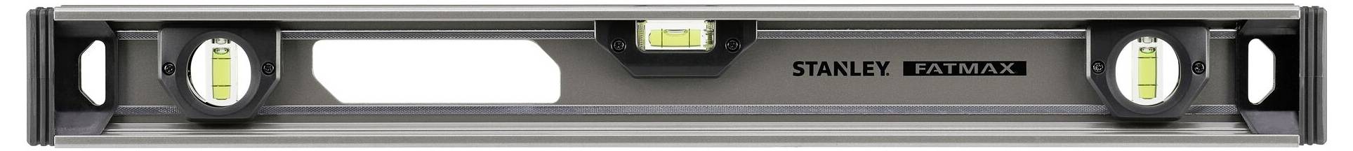 Vodováha Stanley FatMax se třemi libelami pro přesné vyrovnání.