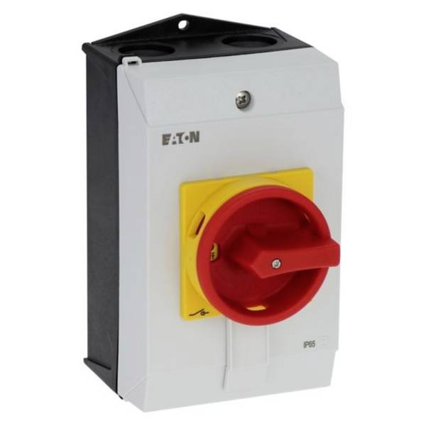 Eaton P1-40/I2/SVB/N spínač ZAP/VYP s nouzovým vypínačem 40 A 690 V 1 x 90 ° šedá, černá, červená, žlutá 1 ks