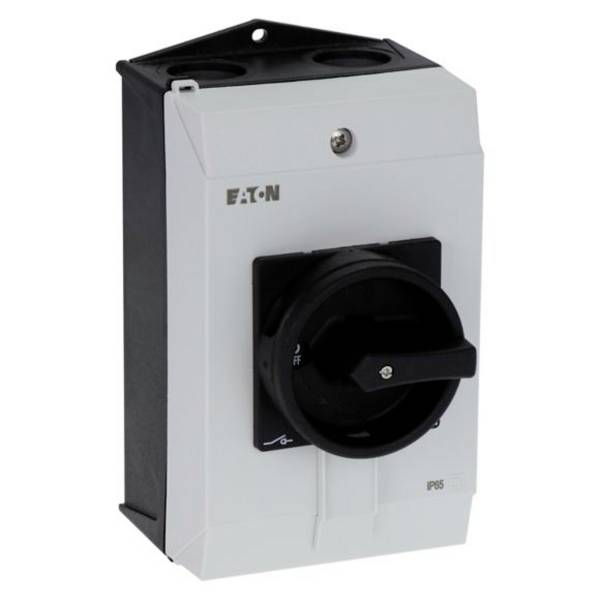 Eaton P1-40/I2/SVB-SW spínač ZAP/VYP s nouzovým vypínačem, zablokovatelný 40 A 690 V 1 x 90 ° šedá, černá 1 ks