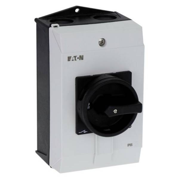 Eaton P1-40/I2/SVB-SW/N spínač ZAP/VYP s nouzovým vypínačem, zablokovatelný 40 A 690 V 1 x 90 ° šedá, černá 1 ks