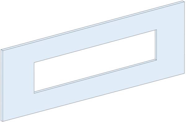 PismaSeT-P, čelní panel, Compact VIGI NSX100-4pólový, otočný pohon, vertikální, šířka = 250 3 mm, výška = 7 modulů LVS03244 Schneider Electric Množství: 1 ks