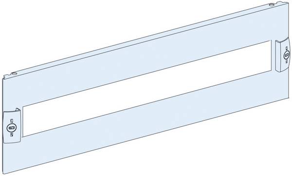PismaSeT-P, čelní panel, s výřezem 45 mm, 1řadý, šířka = 650 mm, výška = 3moduly LVS03203 Schneider Electric Množství: 1 ks