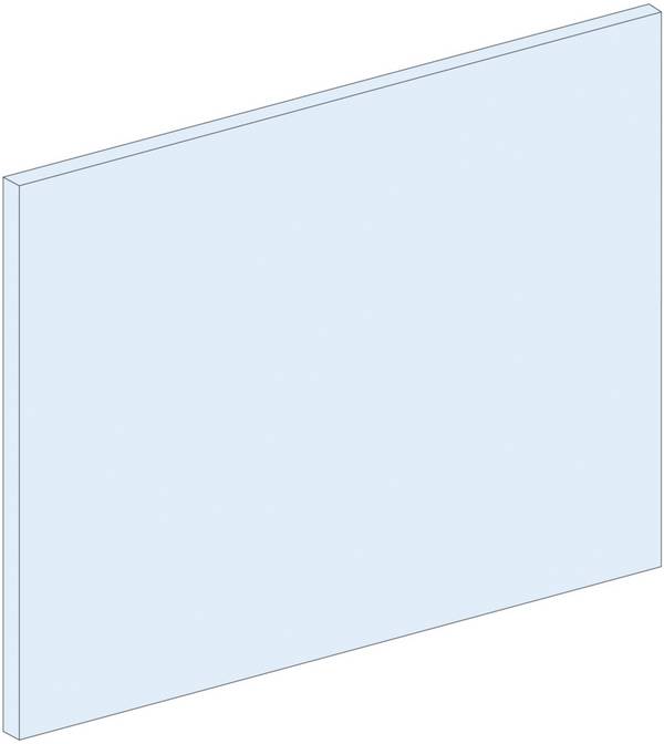 Prizmatický kryt-P, krycí deska, rozdělitelná, Compact VIGI NSX100-250, výška=107mm, délka=147 mm, RAL9003 LVS03222 Schneider Electric Množství: 1 ks