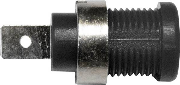 Mueller Electric BU-P72913-0 Zásuvka na banánky zásuvka černá 10 ks