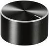 TRU COMPONENTS TC-11696508 otočný knoflík s označením černá (Ø x v) 30 mm x 17 mm hliník, plast 1 ks