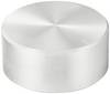 TRU COMPONENTS TC-11696520 otočný knoflík s označením stříbrná (Ø x v) 40 mm x 17 mm hliník, plast 1 ks