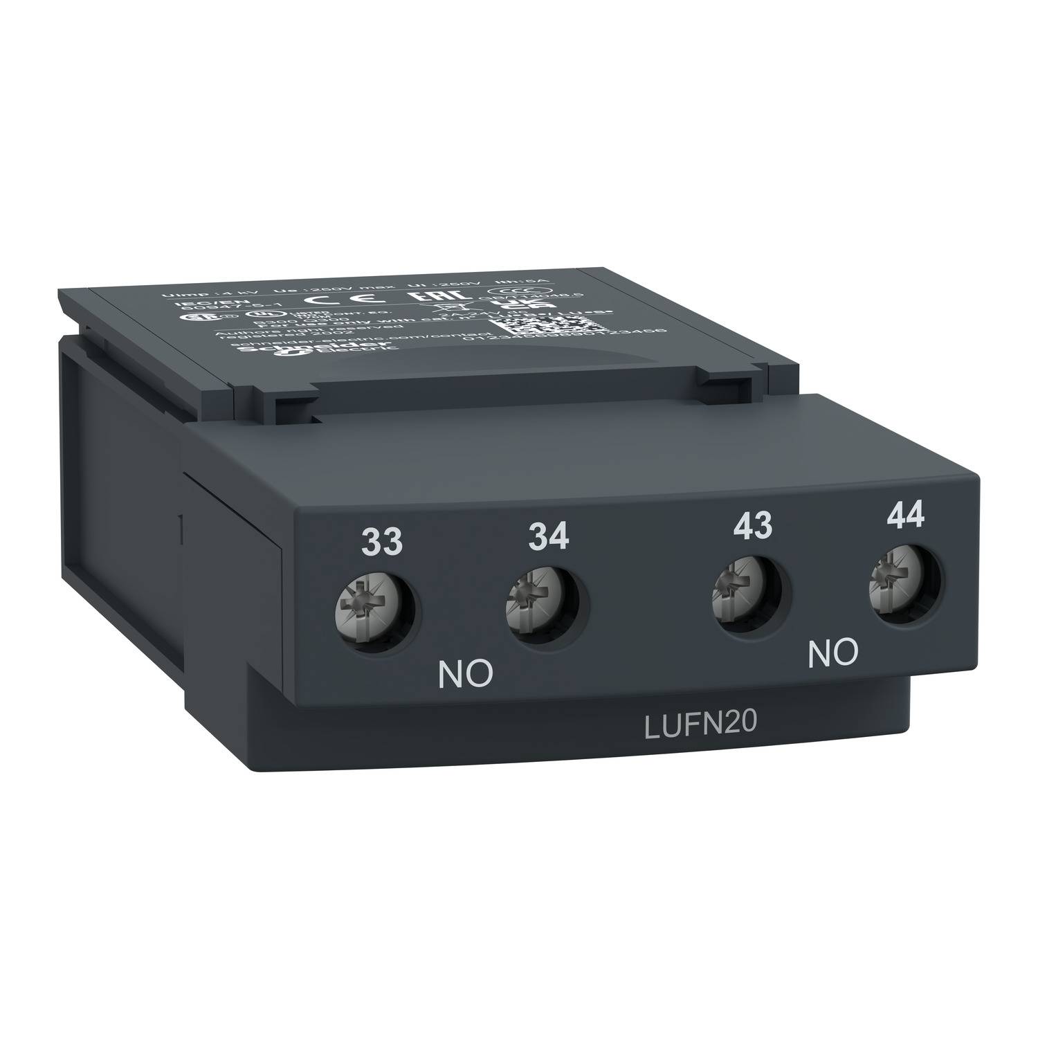 Schneider Electric LUFN20 pomocný spínač 2 spínací kontakty Piece 1 ks