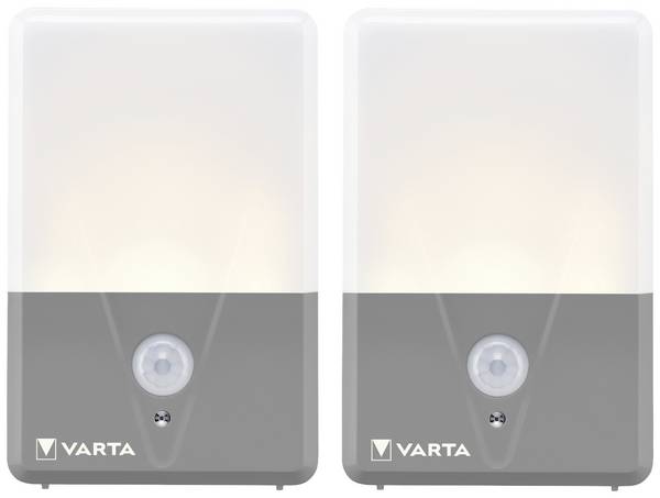 Varta 16634101402 Motion Sensor Outdoor Light Twin LED campingové osvětlení  40 lm na baterii 60 g šedá