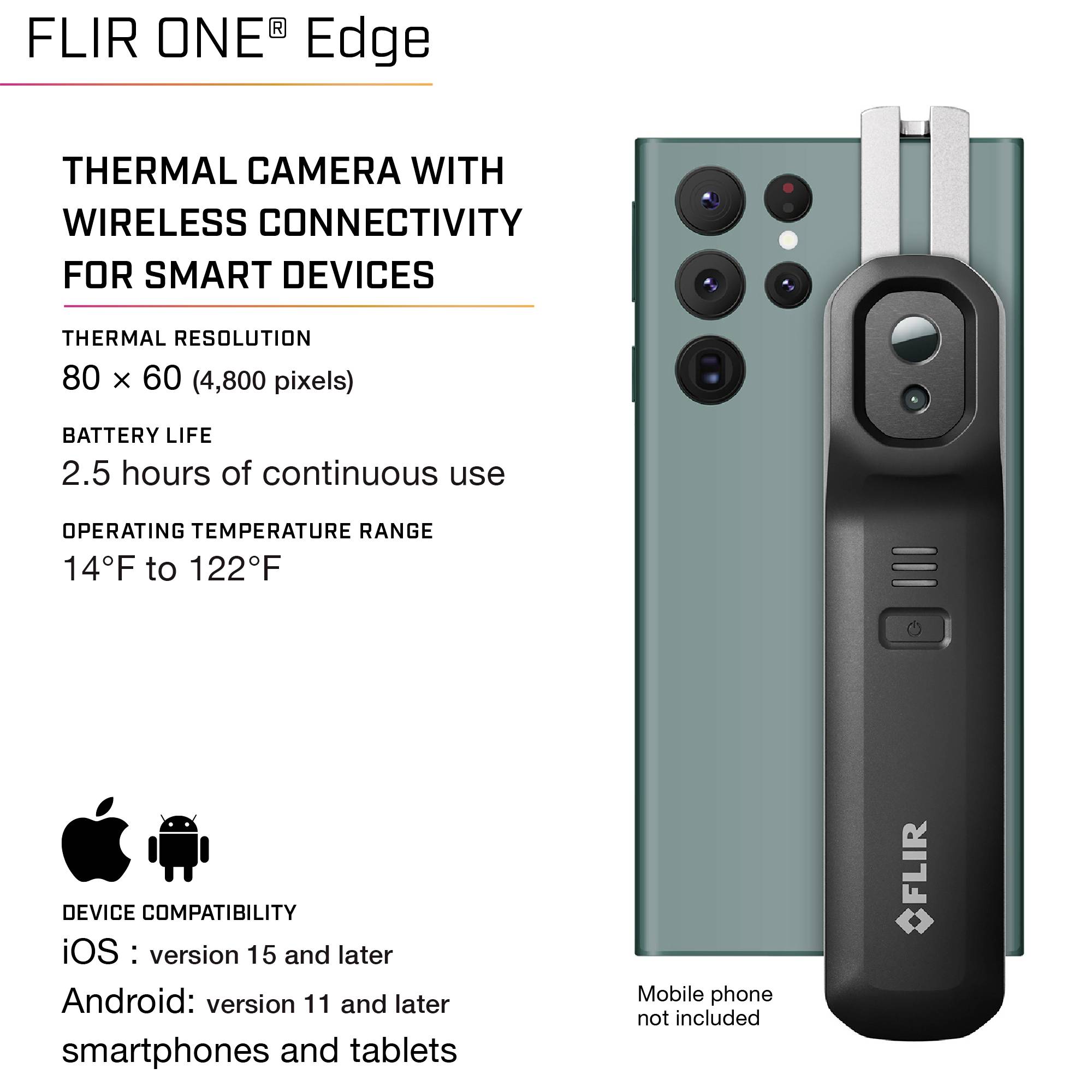 FLIR EDGE termokamera, -20 do 120 °C, 8.7 Hz, 11001-0101-4