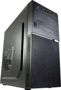 LC Power LC-7041B-ON midi tower PC skříň  černá