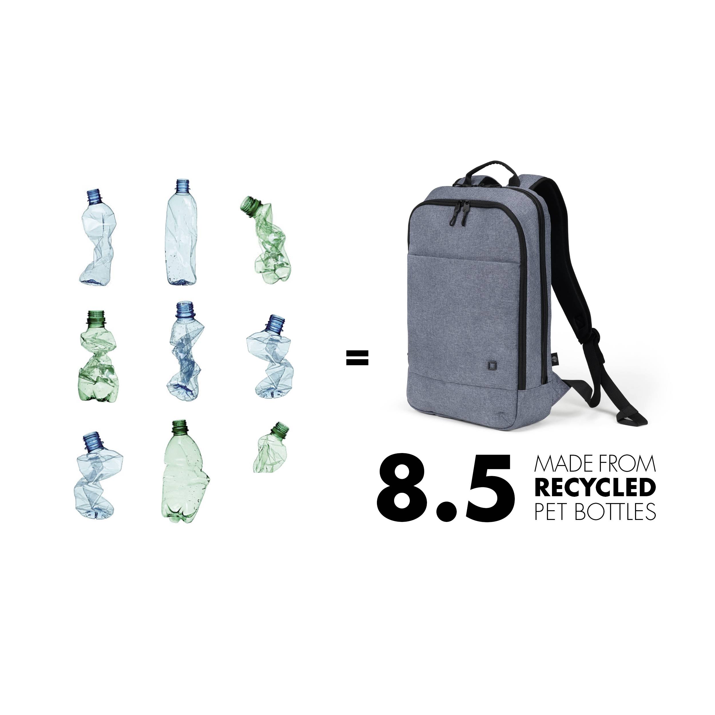 Dicota batoh na notebooky Backpack Eco Slim MOTION, max. 35,8 cm (14,1") , denim, modrá-9