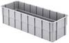 Alutec 75230 vkládací krabice , stohovatelné, (d x š x v) 362 x 131 x 101 mm, šedá, 1 ks