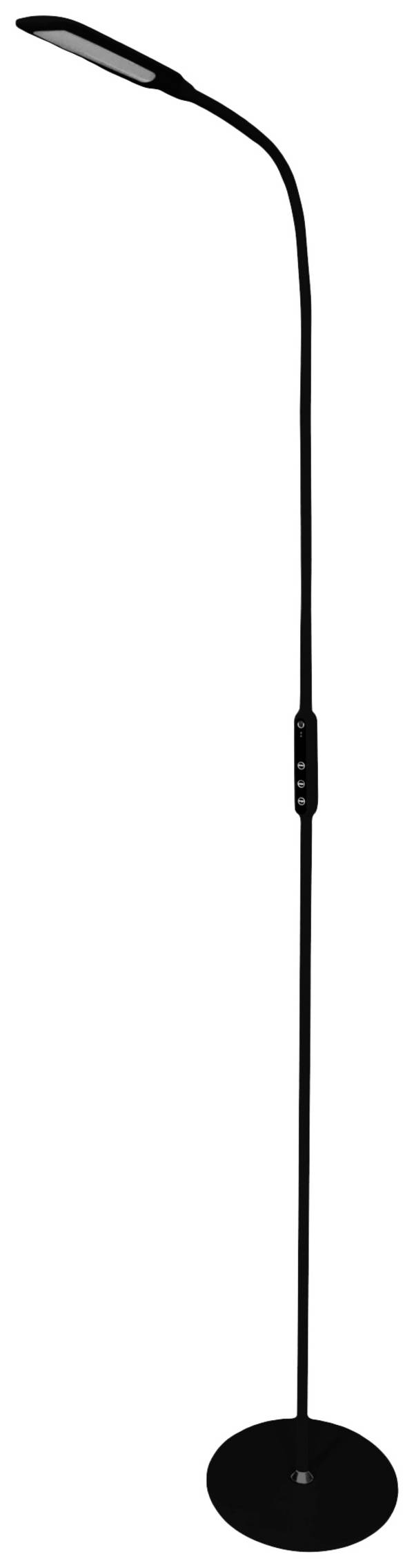 avide Remo ABLFL-9W-REMO-B LED stojací lampa LED pevně vestavěné LED 9 W Energetická třída (EEK2021): G (A - G) černá