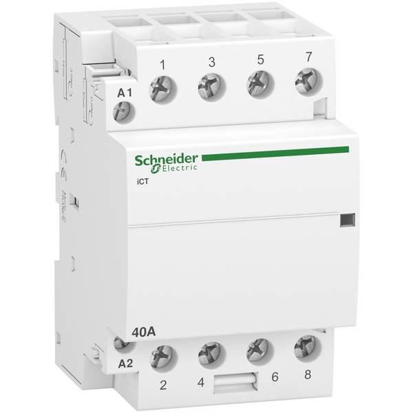 Schneider Electric A9C20844 instalační stykač 4 spínací kontakty Low Noise Piece 1 ks