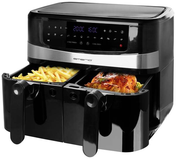 EMERIO AF-126672.4 horkovzdušná fritéza 9 l 2400 W černá