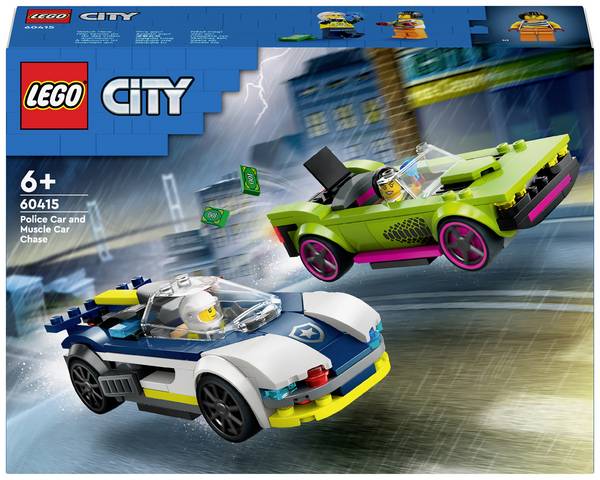 60415 LEGO® CITY Pronásledování policejním autem a Muscle Car