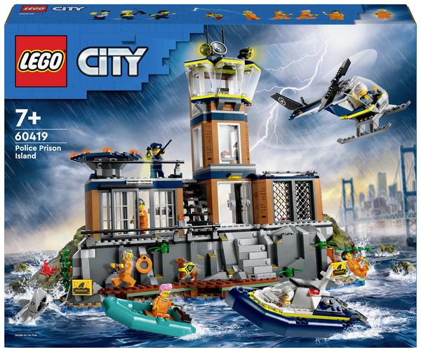 60419 LEGO® CITY Policejní stanice na ostrově vězení