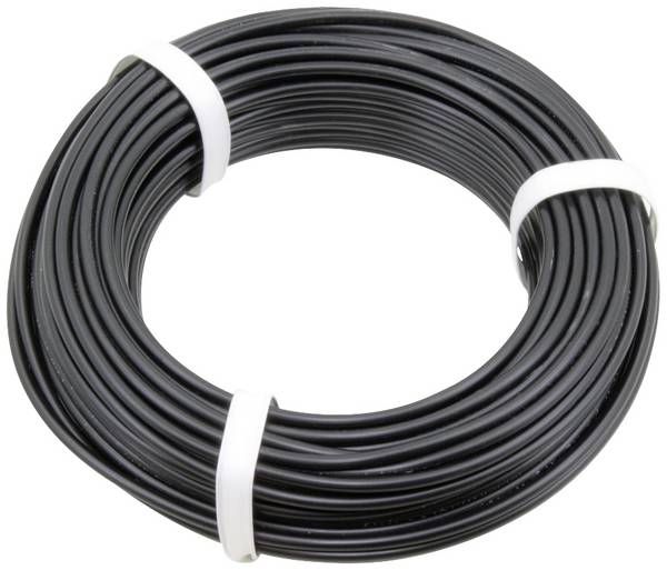 Donau Elektronik 2501 Měřicí kabel   25 m černá 1 ks